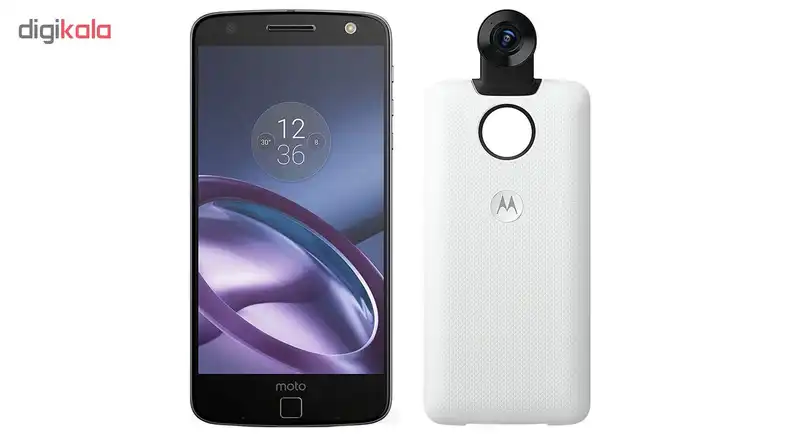 گوشی موبایل موتورولا مدل Moto Z XT1650-03  ظرفیت 32 گیگابایت همراه با Moto Mods 360 Camera ماژول Moto Mods 360 Camera