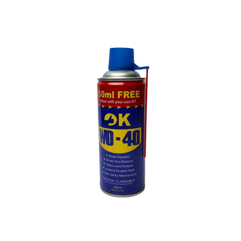 اسپری روان کننده اوکی مدل wd401 حجم 450 میلی لیتر