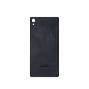 MAHOOT Graphite Buffalo Leather Cover Sticker for Sony Xperia Z3 Plus