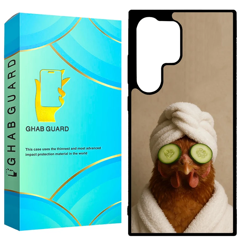 کاور قاب گارد طرح مرغ اسپا مدل GCHPD24U مناسب برای گوشی موبایل سامسونگ Galaxy S24 Ultra 5G