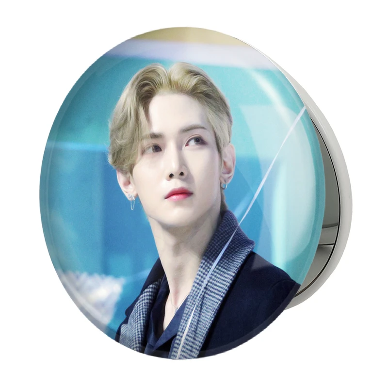 آینه جیبی خندالو طرح یوسانگ گروه ایتیز ATEEZ مدل تاشو کد 21230 