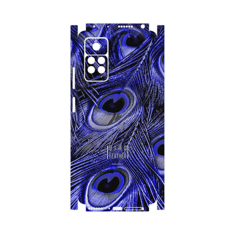 برچسب پوششی ماهوت مدل Purple Feather-FullSkin مناسب برای گوشی موبایل شیائومی Redmi Note 11 Pro 5G