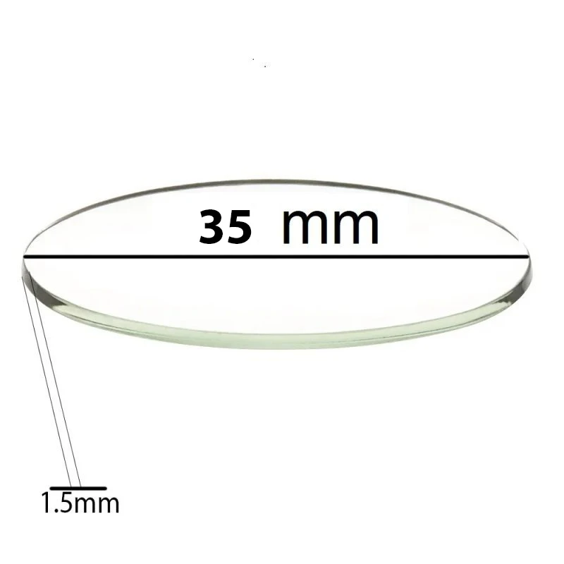 عکس شماره 3 : شیشه ساعت مچی مدل 35 mm