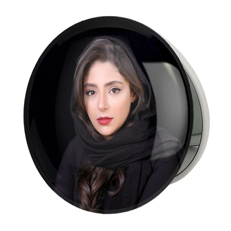 آینه جیبی خندالو طرح هستی مهدوی مدل تاشو کد 6259 