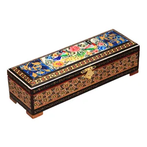 قلمدان جعبه ای خاتم کاری کد 1-70033