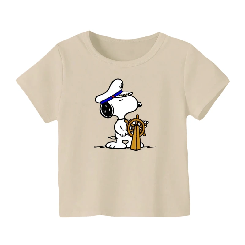 تی شرت آستین کوتاه بچگانه مدل اسنوپی کد ۳۹