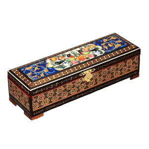 قلمدان جعبه ای خاتم کاری کد 3-70033