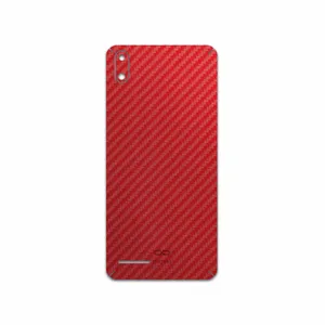 MAHOOT Red-Fiber Cover Sticker for Lava Z51