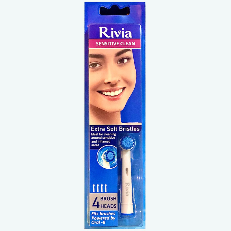 سری یدک مسواک برقی ریوی آ مدل Sensitive بسته ۴ عددی