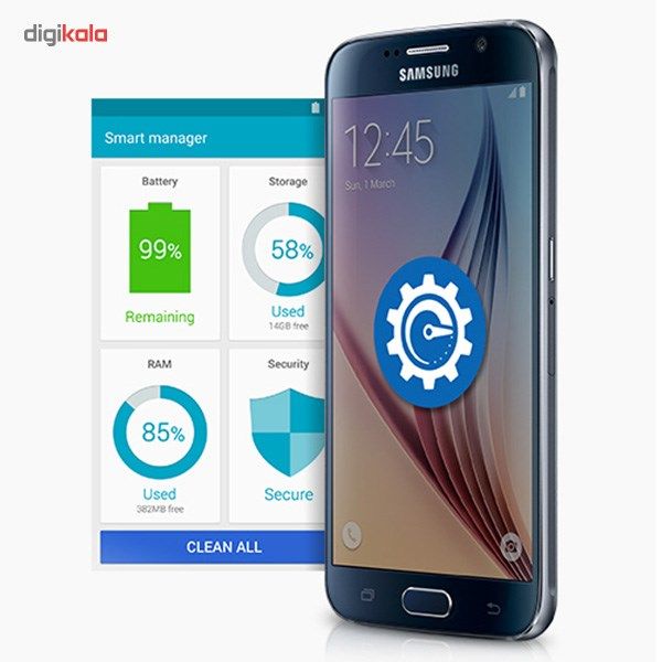 گوشی موبایل سامسونگ مدل Galaxy S6 SM-G920F ظرفیت 32 گیگابایت main 1 25