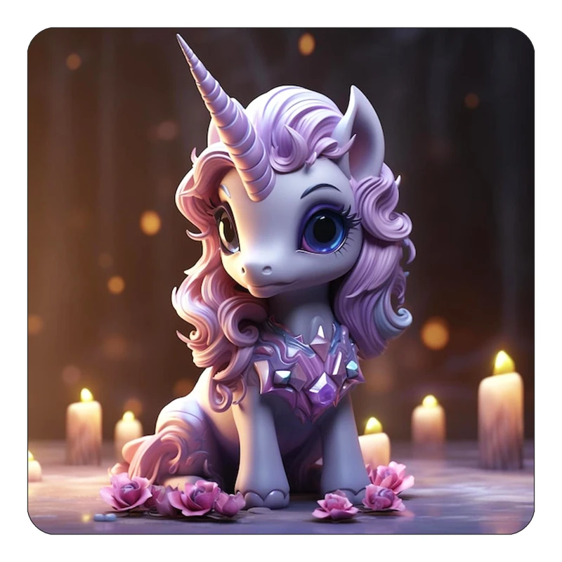 مگنت کاکتی طرح اسب تک شاخ و یونیکورن مدل mp30025