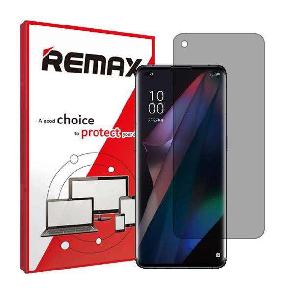 محافظ صفحه نمایش حریم شخصی ریمکس مدل Resistant مناسب برای گوشی موبایل اوپو Find X3 Pro 