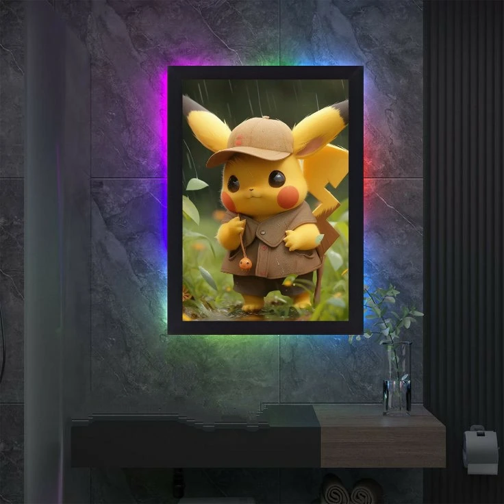 تابلو نوری دنیز طرح انیمیشن مدل RGB Anime