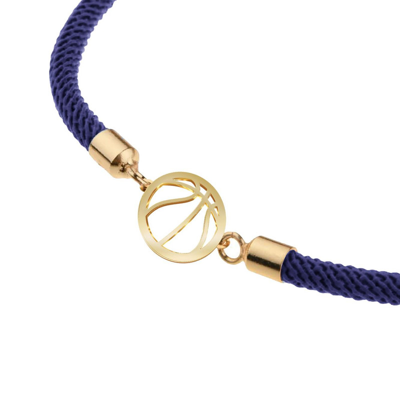 دستبند طلا 18 عیار زنانه مدوپد مدل توپ بسکتبال کد D15-10253