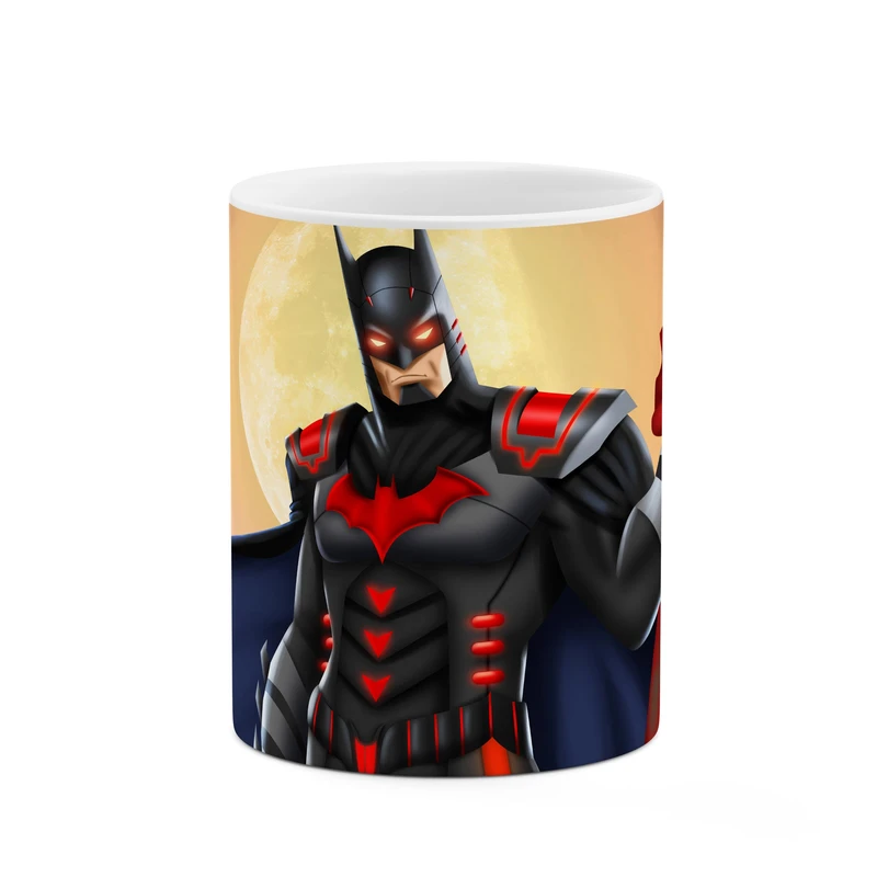 ماگ کاکتی طرح بتمن و سوپرمن کد mgp12964