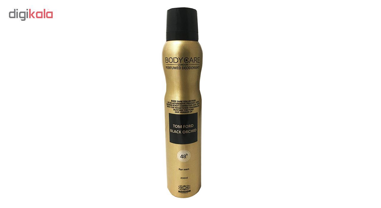 اسپری خوشبو کننده بدن مردانه بادی کر مدل TOM FORD BLACK ORCHIDحجم 200 میلی لیتر - - 2