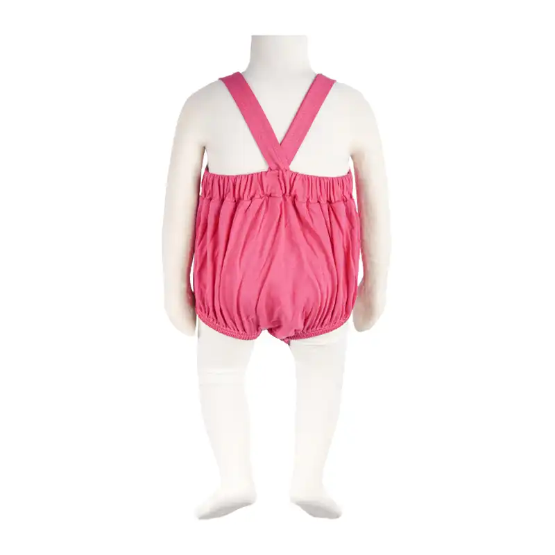 ست تی شرت و بادی  نوزادی آدمک کد 179391 رنگ سرخابی