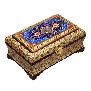 جعبه جواهرات خاتم کاری کد 2-70013