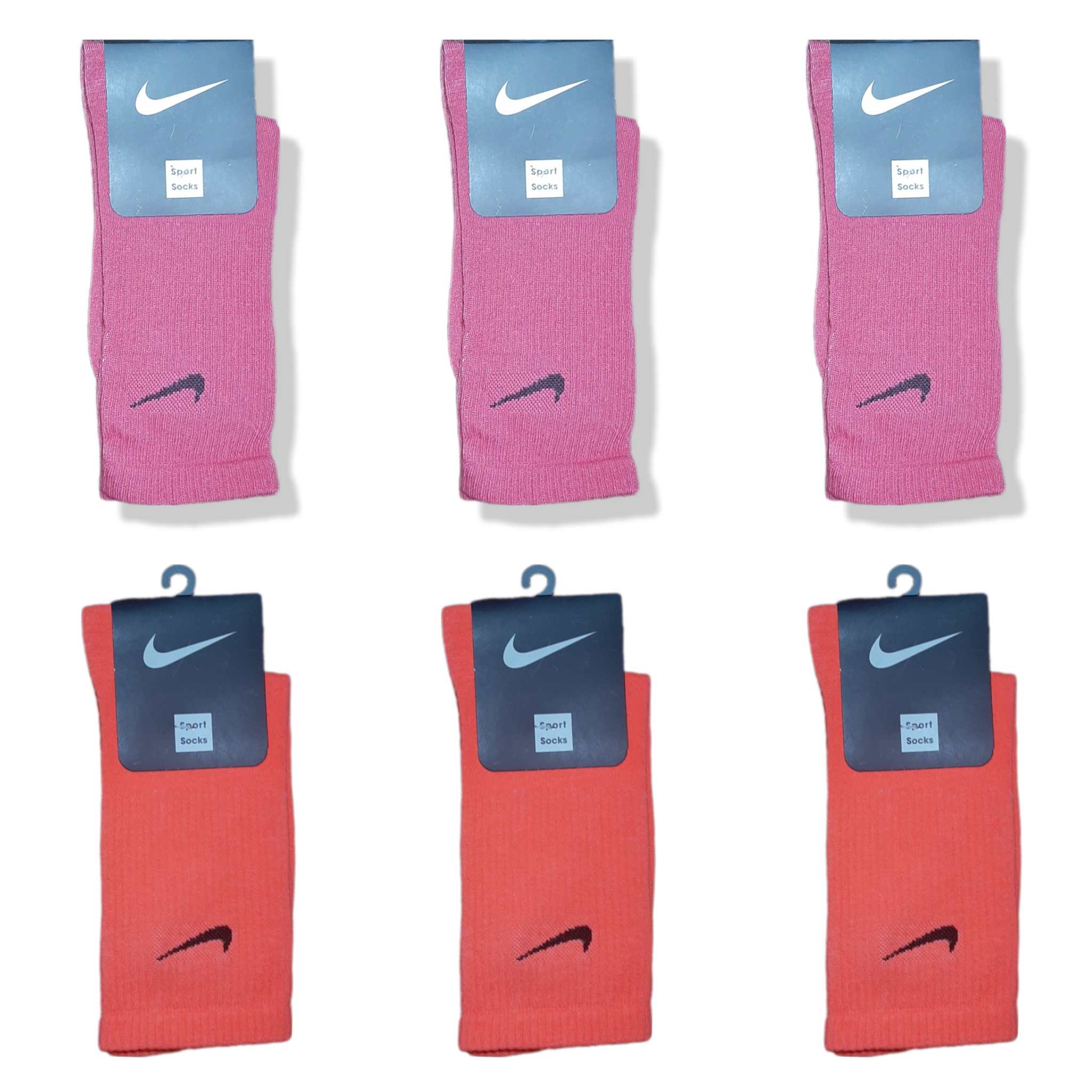 جوراب ورزشی زنانه مدل NI-K2 بسته شش عددی
