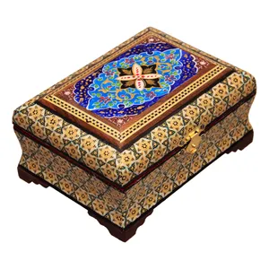جعبه جواهرات خاتم کاری کد 3-70063