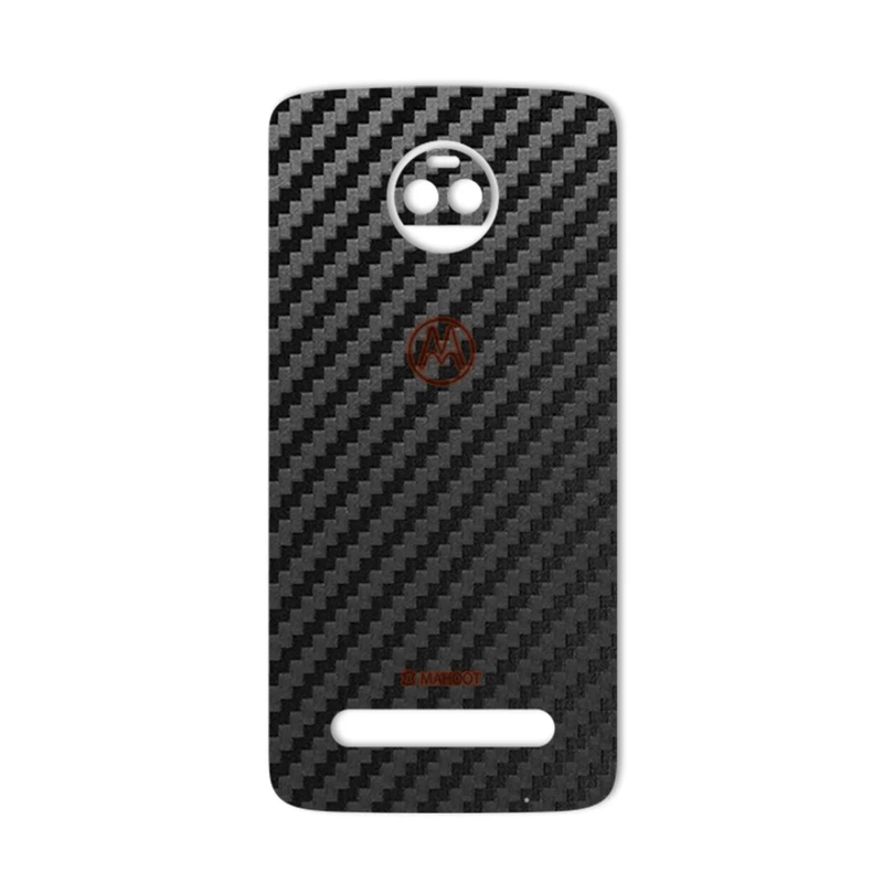 برچسب پوششی ماهوت مدل Carbon-fiber Texture مناسب برای گوشی Motorola Moto Z2 Force
