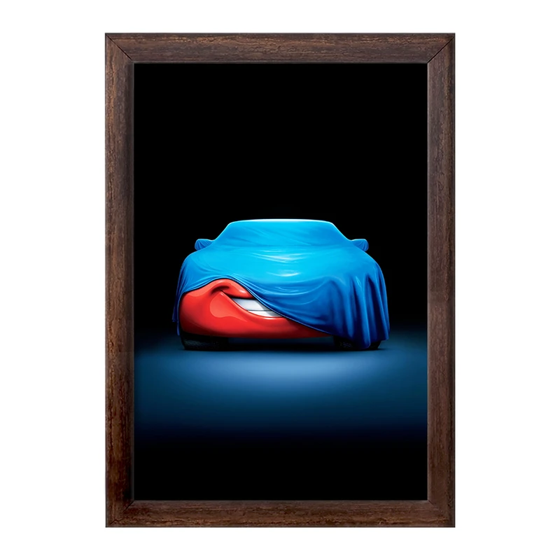 تابلو خندالو طرح مک‌کوئین (Lightning McQueen) کد F6814
