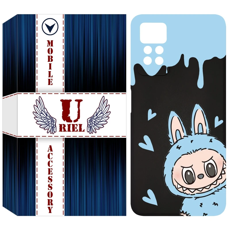 کاور یوریل قاب مدل KSH کد 131 طرح عروسک لبوبو مناسب برای گوشی موبایل شیائومی Redmi Note 12 Pro 4G