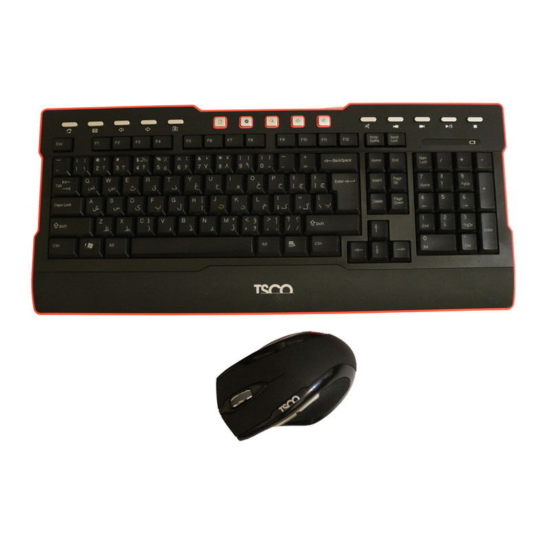 کیبورد و موس بی سیم تسکو مدل TKM-7200W