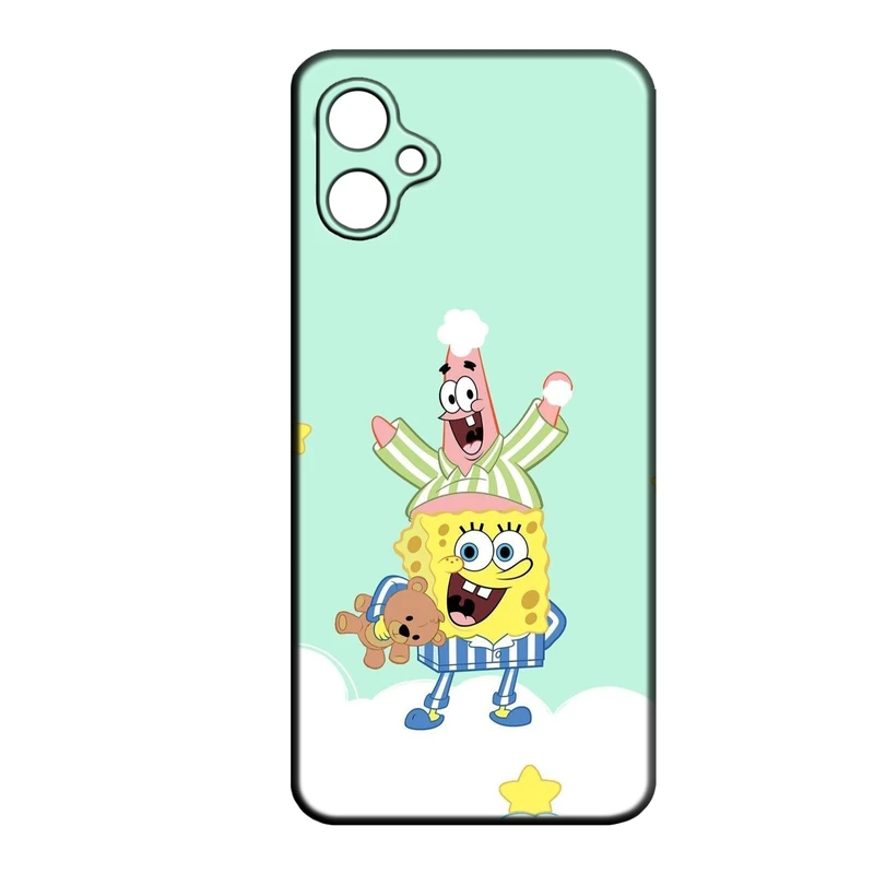 کاور طرح باب اسفنجی  کد 466 مناسب برای گوشی موبایل سامسونگ Galaxy A05