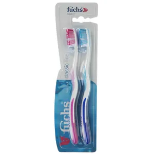 Fuchs Classic Line Medium Toothbrush Pack Of 2