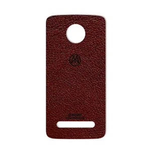 MAHOOT Natural Leather Cover Sticker for Motorola Moto Z2 Force