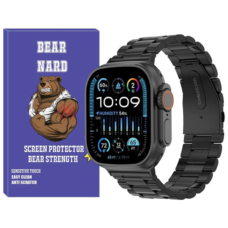 بند برنارد مدل 3Bead-BR مناسب برای ساعت هوشمند بلک تایم MX9 ULTRA 2