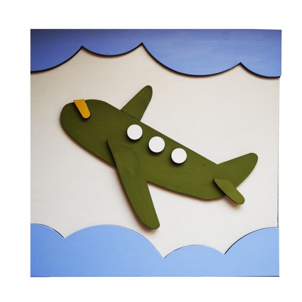 تابلو کودک و نوزاد مدل هواپیما