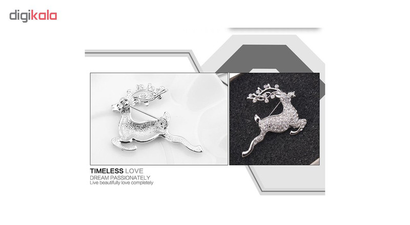 گل سینه طرح گوزن مدل BRC069S0 گل سینه طرح گوزن مدل BRC069S0