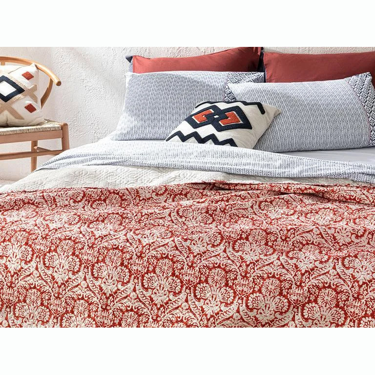روتختی انگلیش هوم مدل Ethnic Coral یک نفره سایز 220×160 سانتی متر