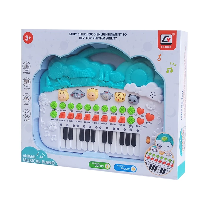 بازی آموزشی موزیکال سی وای مدل ارگ طرح حیوانات کد 001