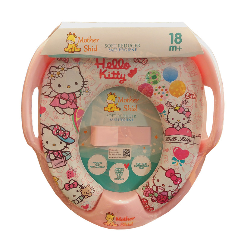 تبدیل توالت فرنگی کودک مادرشید مدل M1892.3 طرح هلو کیتی
