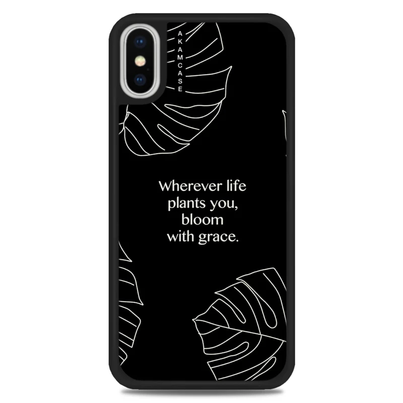 کاور آکام مدل AMC-WAX-QOUTES8 مناسب برای گوشی موبایل اپل iPhone X/Xs