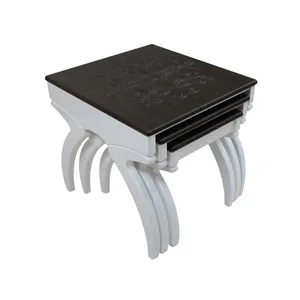 میز عسلی ویانا کد 107SDH مجموعه 3 عددی