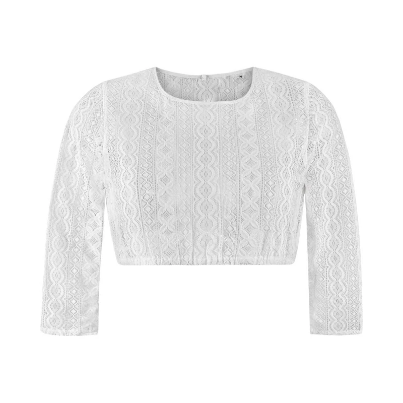 بلوز آستین سه ربع یقه گرد زنانه مدل 8925