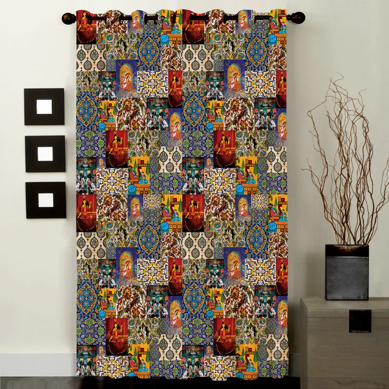 پرده مدل C5-50132 ارتفاع 270x140 سانتی‌متر