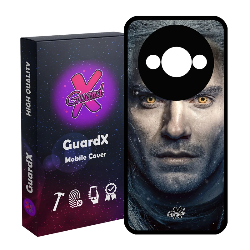 کاور گارد ایکس طرح Witcher مدل Glass10177 مناسب برای گوشی موبایل شیائومی Redmi A3 4G/ A3X 4G/ Poco C61