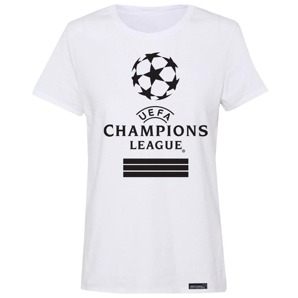 تی شرت آستین کوتاه زنانه 27 مدل Champions League کد MH25