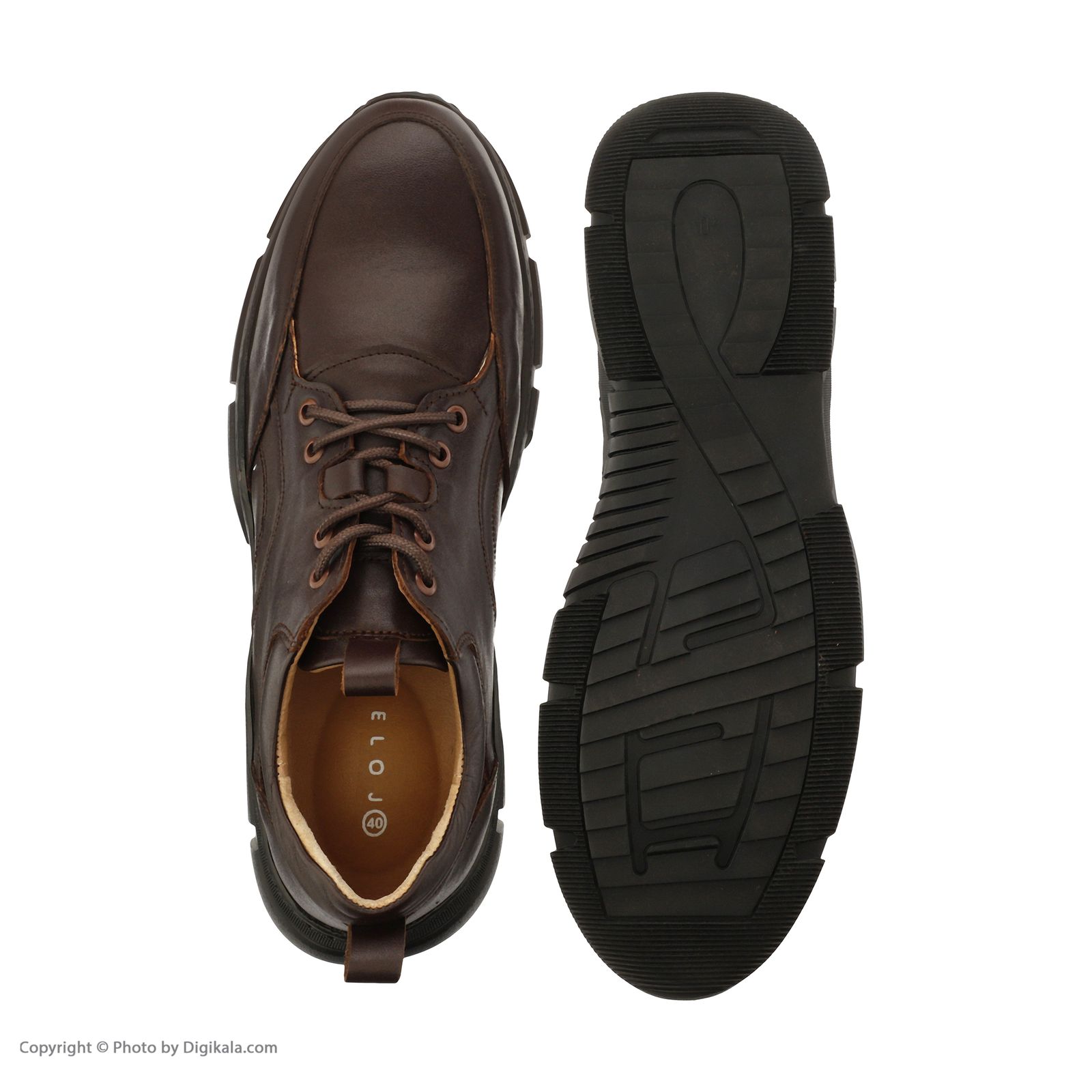 کفش روزمره مردانه الوج مدل 133-BROWN -  - 3