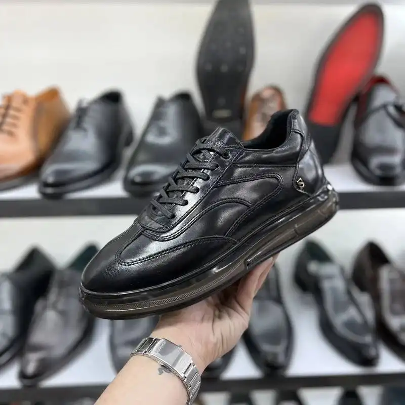 کفش روزمره مردانه مدل چرم طبیعی کد P1 برنیش