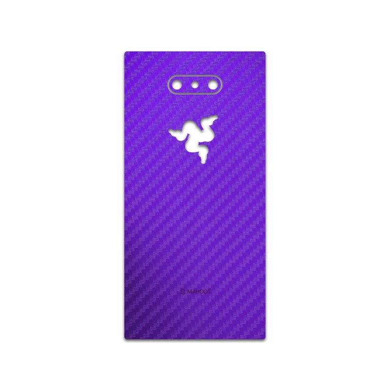 برچسب پوششی ماهوت مدل Purple-Fiber مناسب برای گوشی موبایل ریزر Phone 2