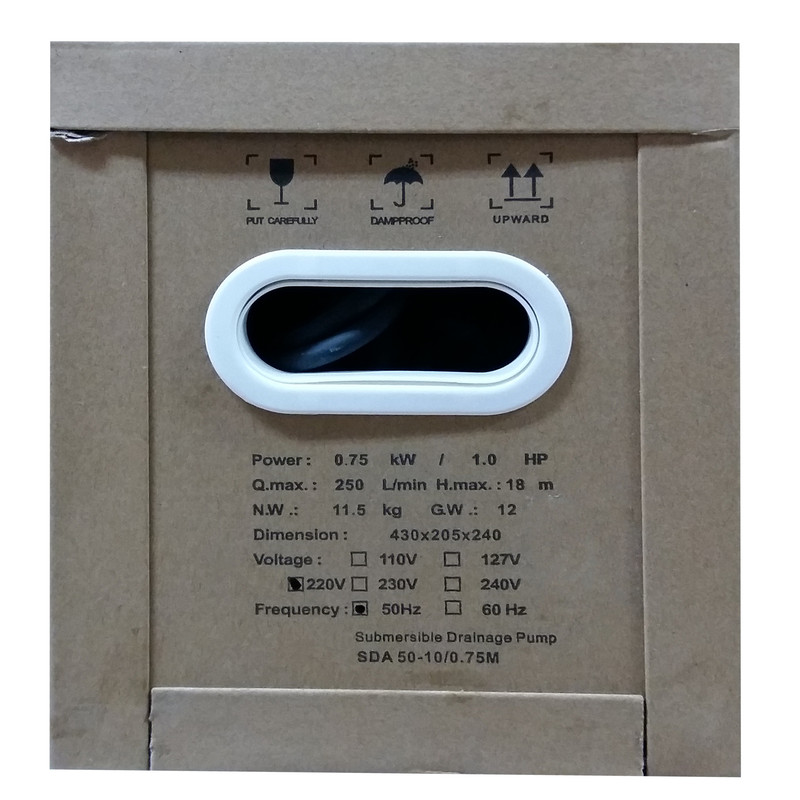 پمپ کف کش ابارا مدل SDA50-10/0.75MF پمپ کف کش ابارا مدل SDA50-10/0.75MF