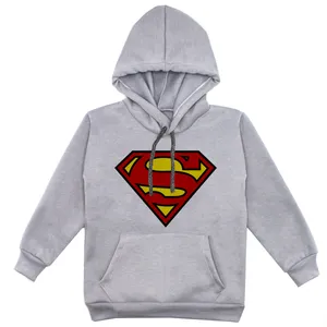 هودی پسرانه مدل سوپرمن F95 رنگ طوسی