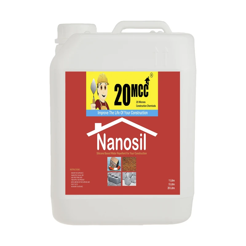 محلول نانو ضد آب و ایزولاسیون فوری 20 میکرو مدل nanosil حجم 5 لیتر 