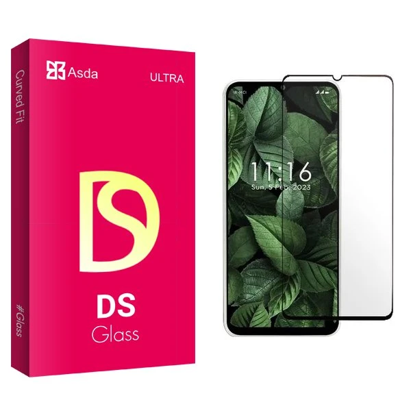 محافظ صفحه نمایش شیشه ای آسدا مدل DS مناسب برای گوشی موبایل جی پلاس Q20s